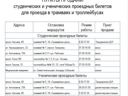 Горький режим работы. График продажи проездных. Расписание работы киосков по продаже проездных билетов. Проездные билеты пункты продажи. Расписание киоска по продаже проездных билетов.