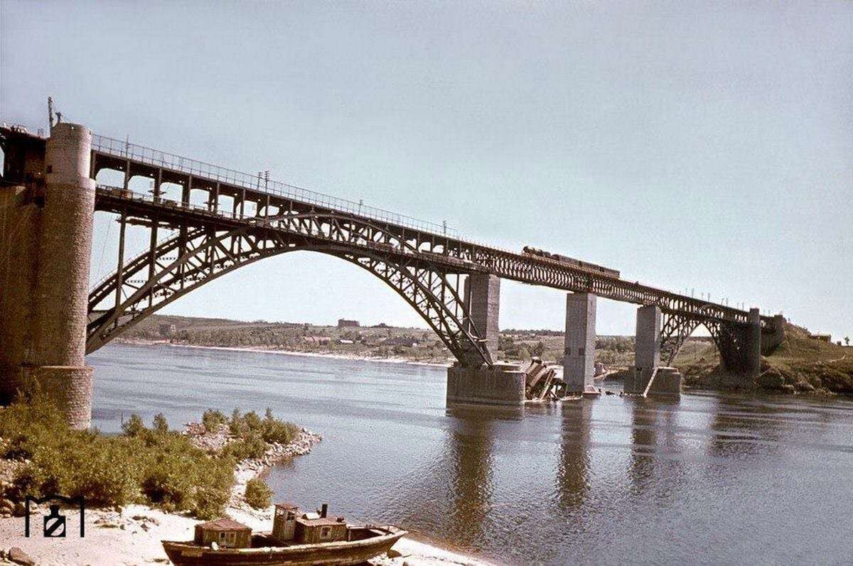 мост через днепр в запорожье