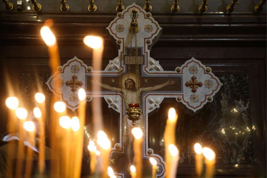 Christmas liturgy at Moscow's Christ the Saviour Cathedral