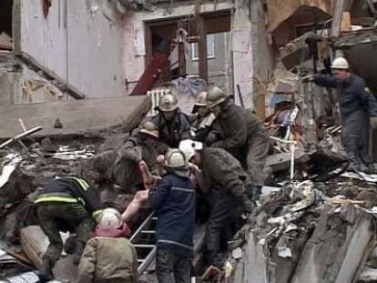 UKRAINE, GAS EXPLOSION IN DNIPROPETROVSK