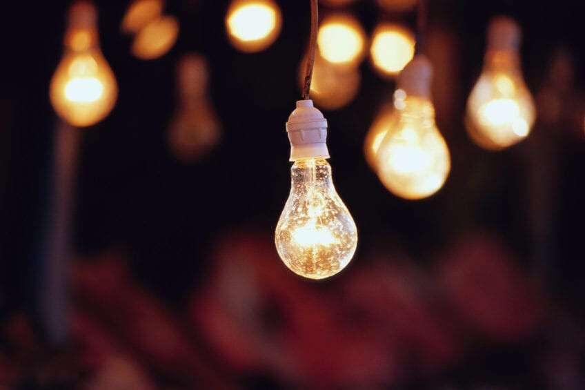 Illuminated Light Bulbs