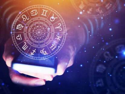 Astrology smartphone app concept