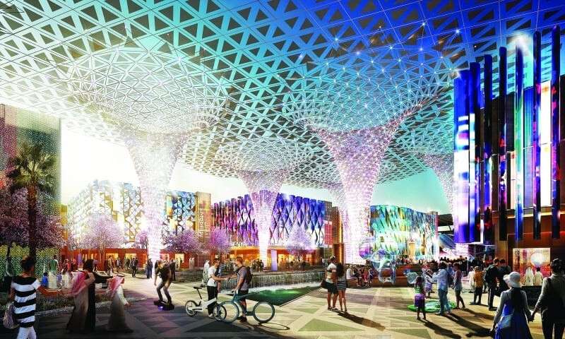 HOPKINS Architects. Dubai 2020 Expo, Souk