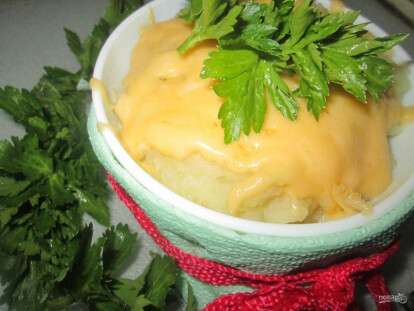 М-м-м, вкусно: картофельное пюре в горшочке с сыром, невозможно оторваться