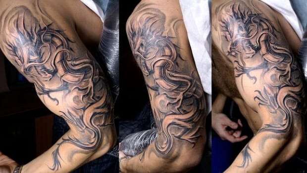 Современные мужские татуировки на руках