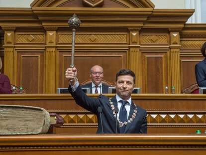 Год назад состоялась инаугурация президента Зеленского