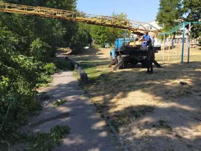 Тренажеры и детская площадка: под Днепром появится новая зона отдыха (Фото)