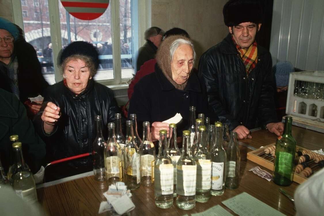 Vodka Line in Moscow