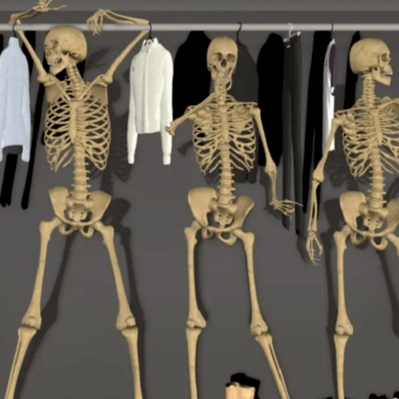 Скелет в шкафу бехолдер