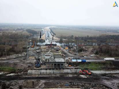 Строительство трассы Н-31 Днепр-Решетиловка