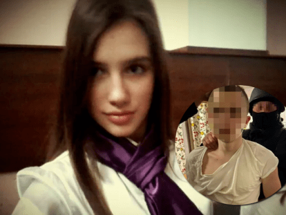 убитая девушка