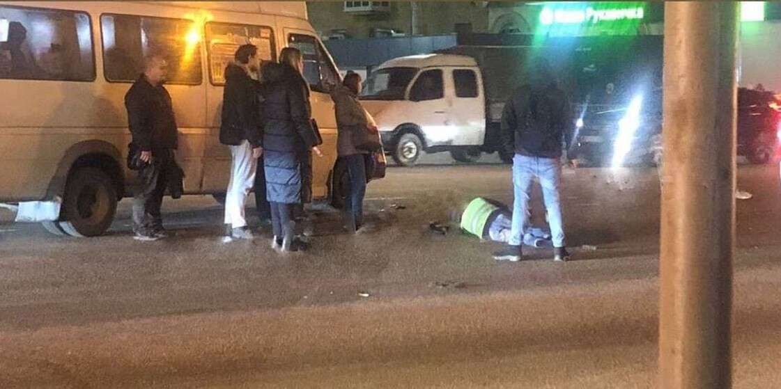В Днепре на Слобожанском проспекте автомобиль сбил мужчину