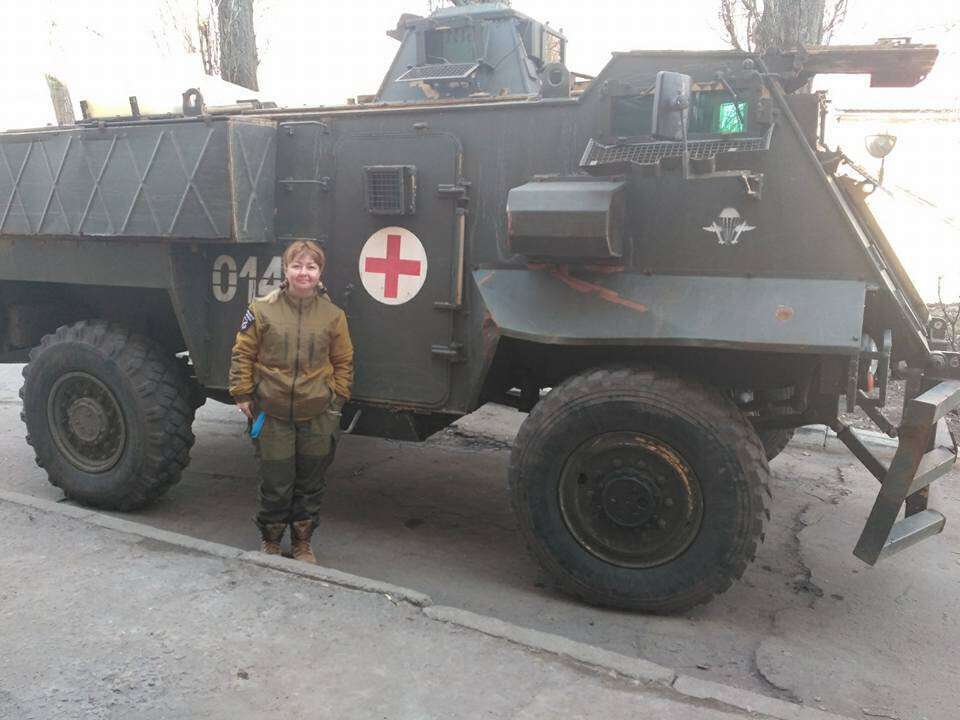 Ксения Самойленко доброволец батальона Донбасс