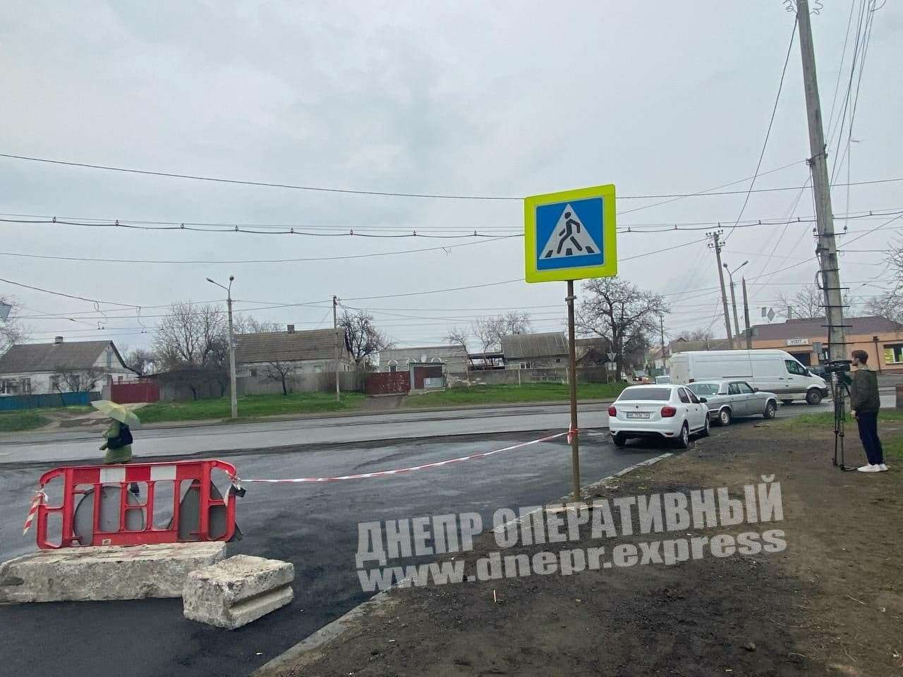Ремонт дорог на ул. Гвардейской в Днепре