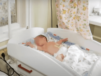 спасенный младенец из Камня