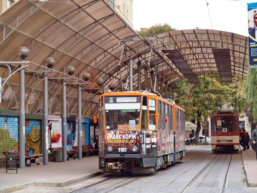 Трамвайная остановка