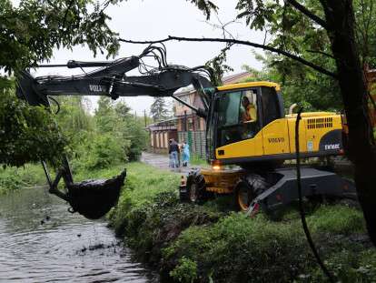 расчистка канала Гнилокиш