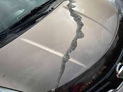 кислота на капоте