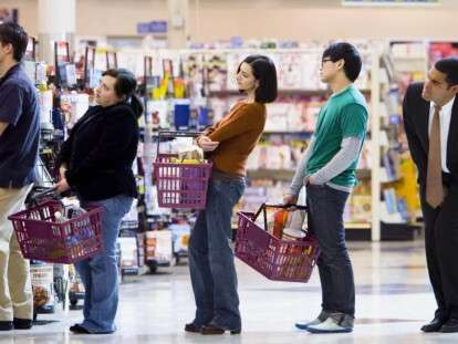 Очередь на кассе