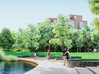 красный камень парк