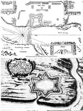 Фото крепости Кодак на карте