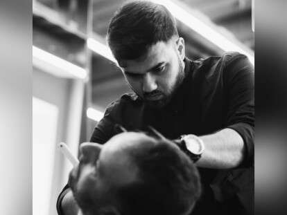 В Днепре барбер установил рекорд Украины  (2)