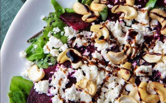 Салат из свеклы и феты