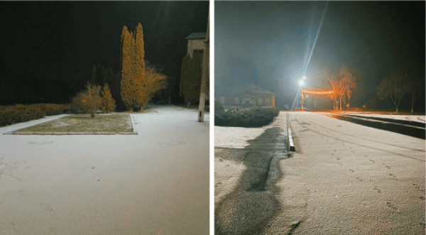 снег в Украине