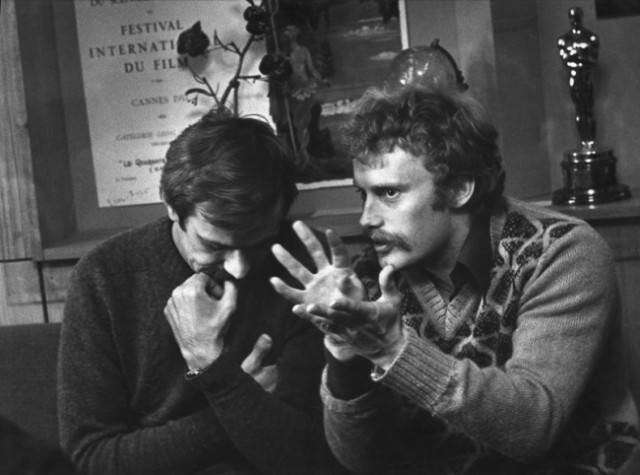 Михалков и Ольбрыхский беседуют по душам, 1970 год