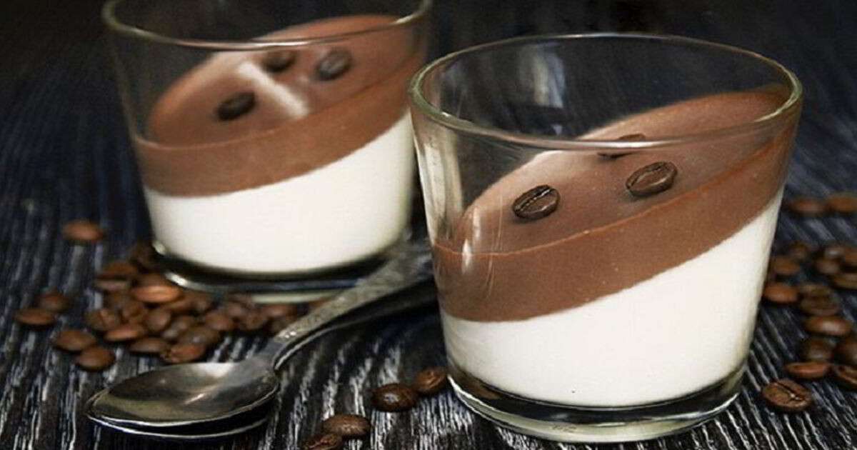 Шоколано-ванильный десерт