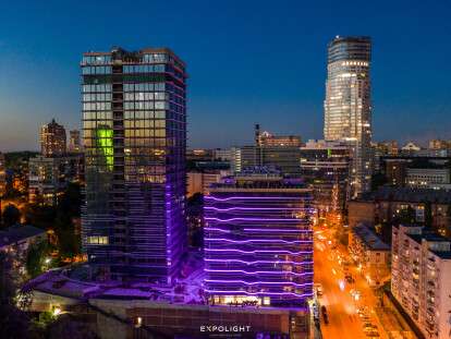 световой фасад