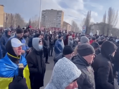 Мелитополь митинг