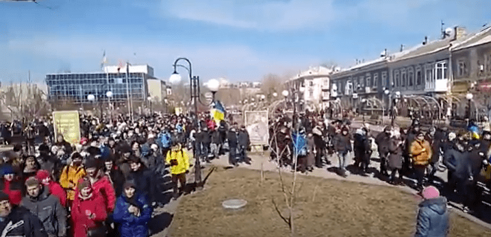 митинг в Бердянске