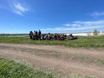 собрали мусор