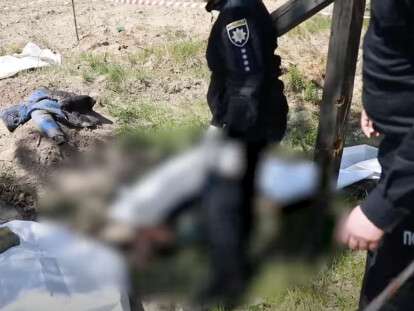 захоронения возле макарова