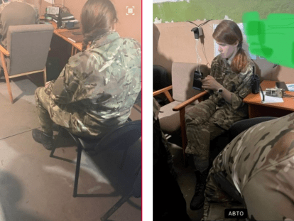 Безуглая приехала на фронт