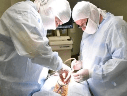 спасают пенсионерку