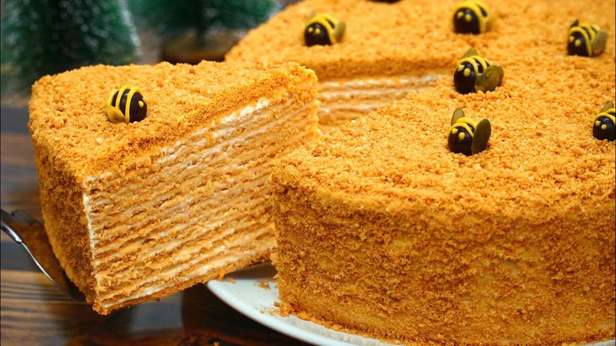 Торт «Медовик» на кефире | Рецепты с фото