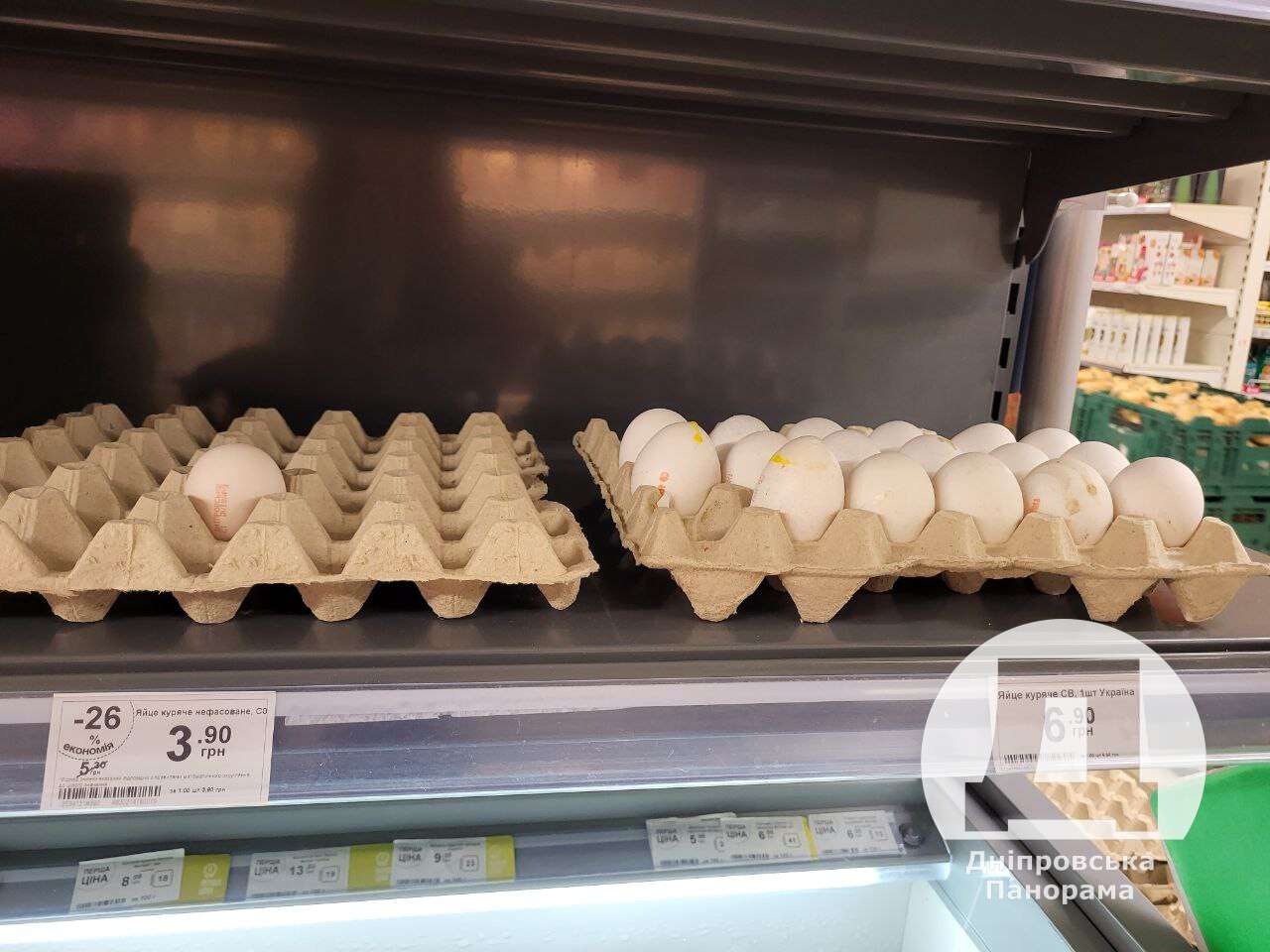 В Днепре цены на яйца