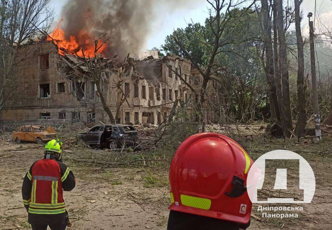 ракетний удар по Дніпру