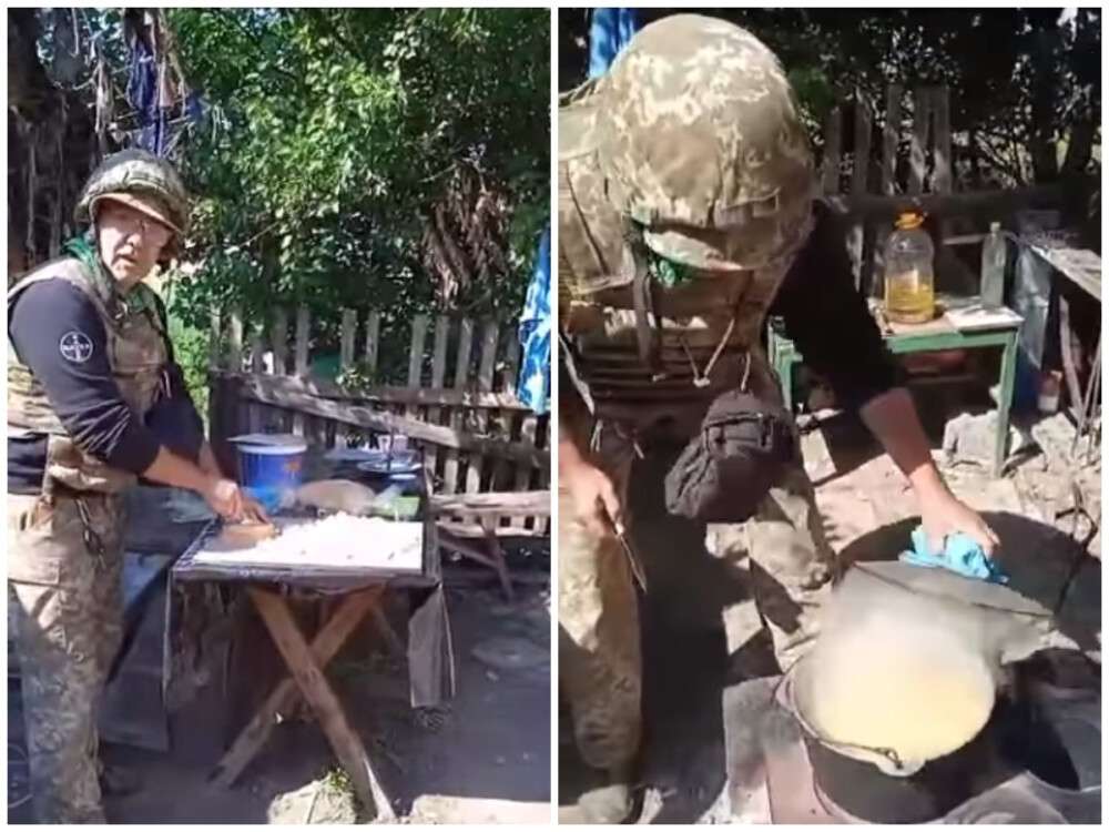 Боєць ТРО з Дніпра під обстрілами готував суп для побратимів