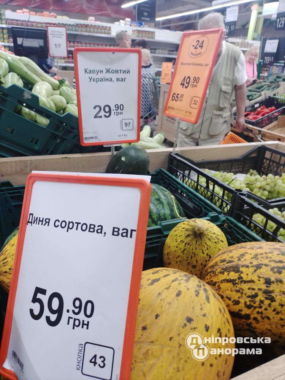 ціни на кавуни та дині Дніпро