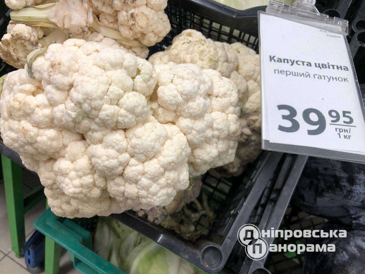 ціни на цвітну капусту Дніпро