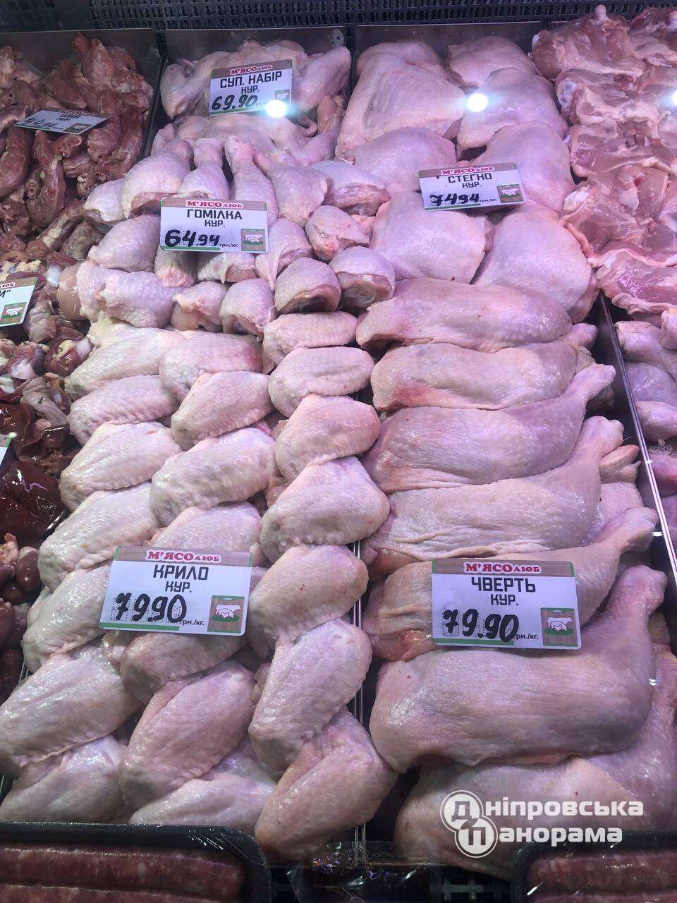цены на мясо Днепр
