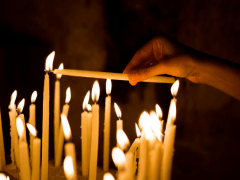 свечи поминки церковь