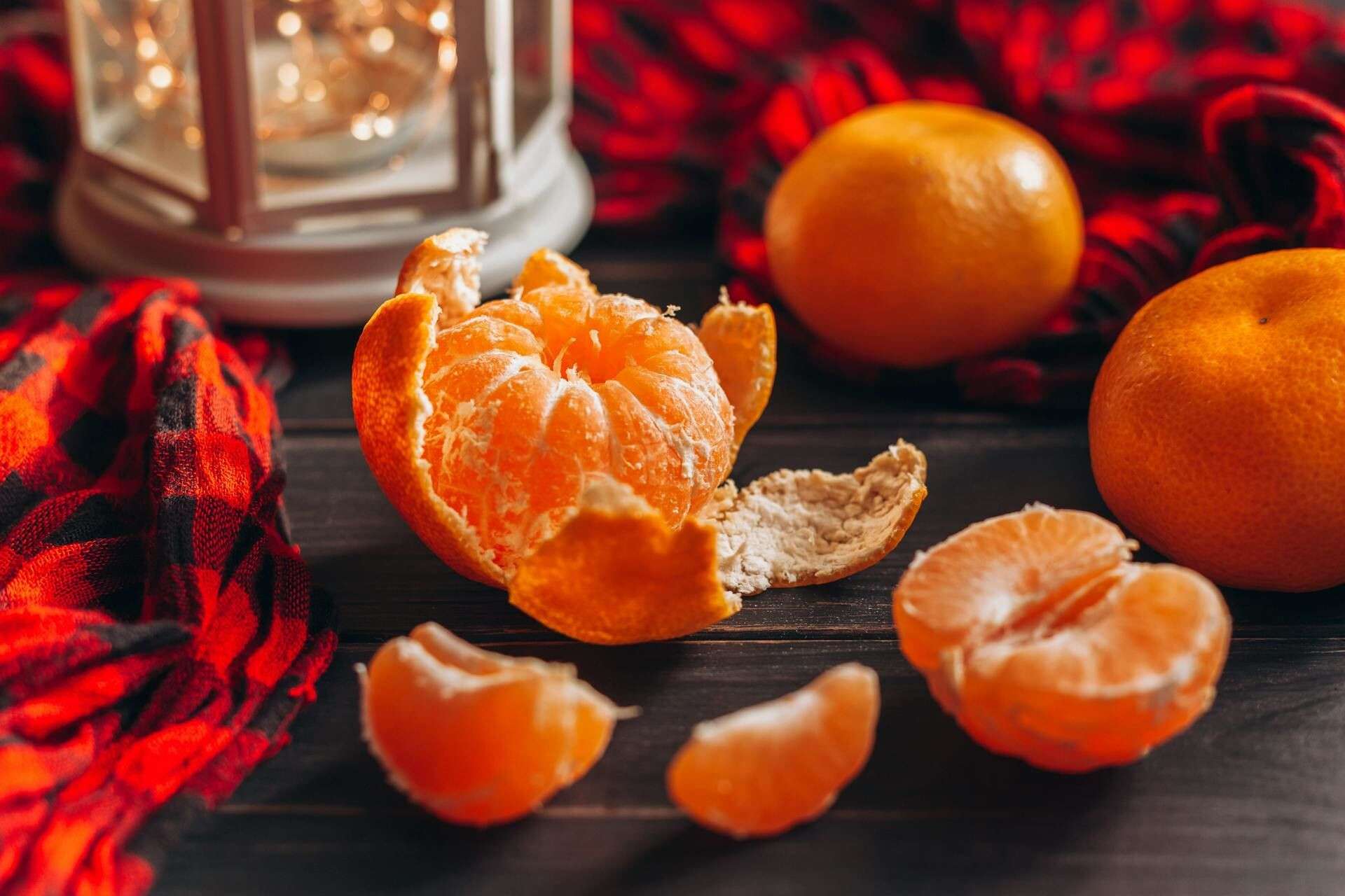 шкурки мандарин и апельсин