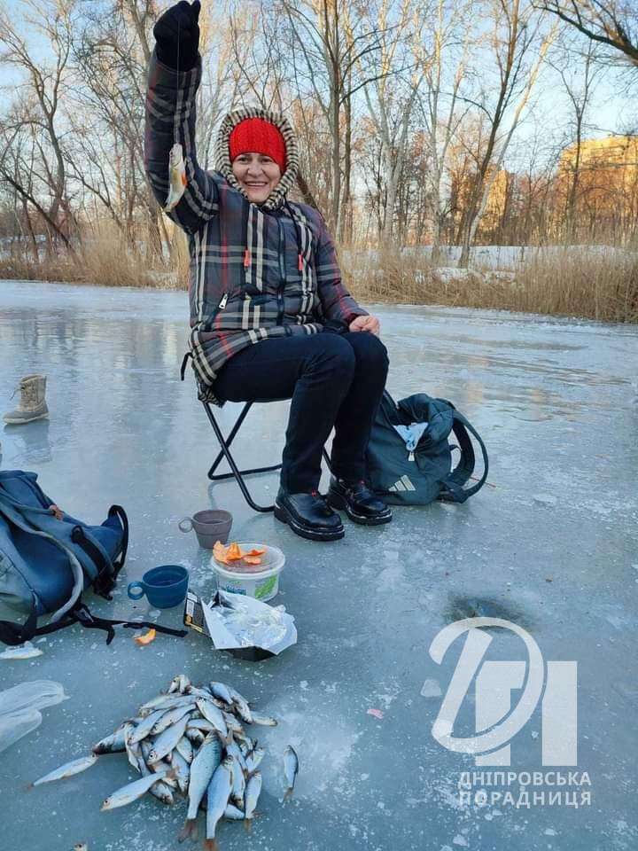 зимова риболовля Дніпро
