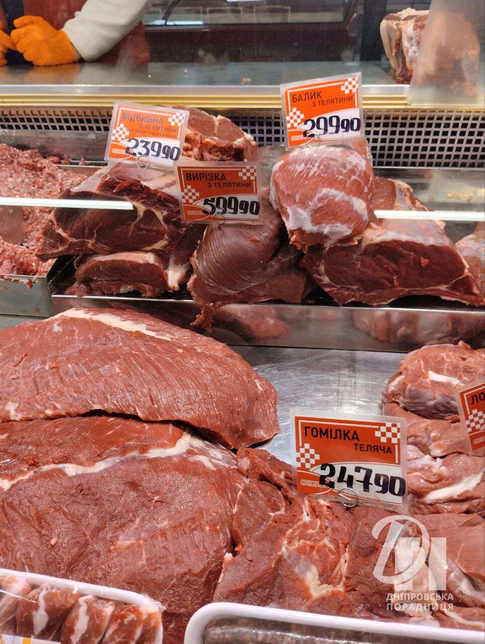 ціни на мясо