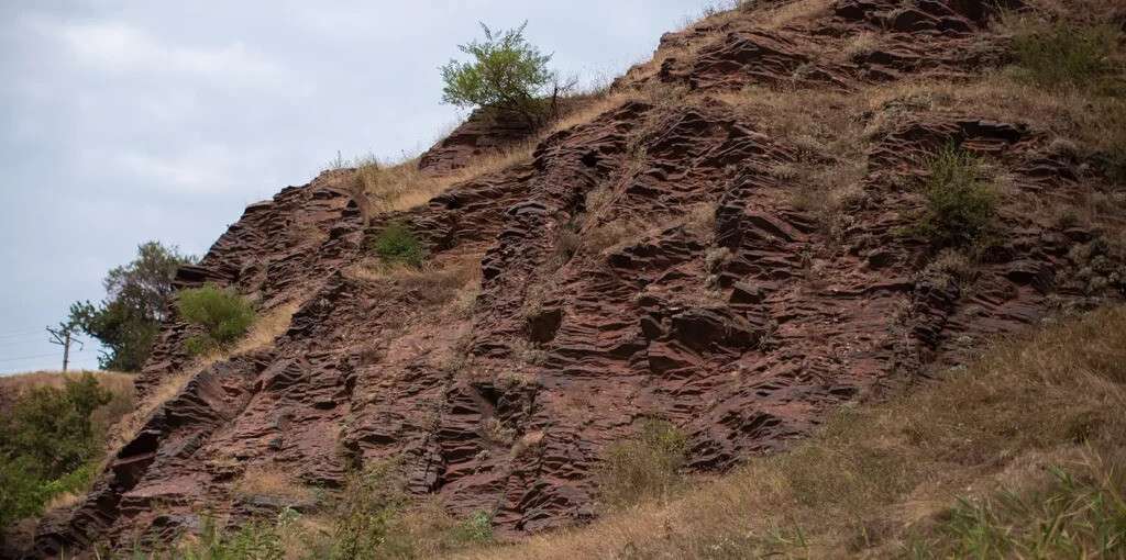 сланцеві скелі Саксагані