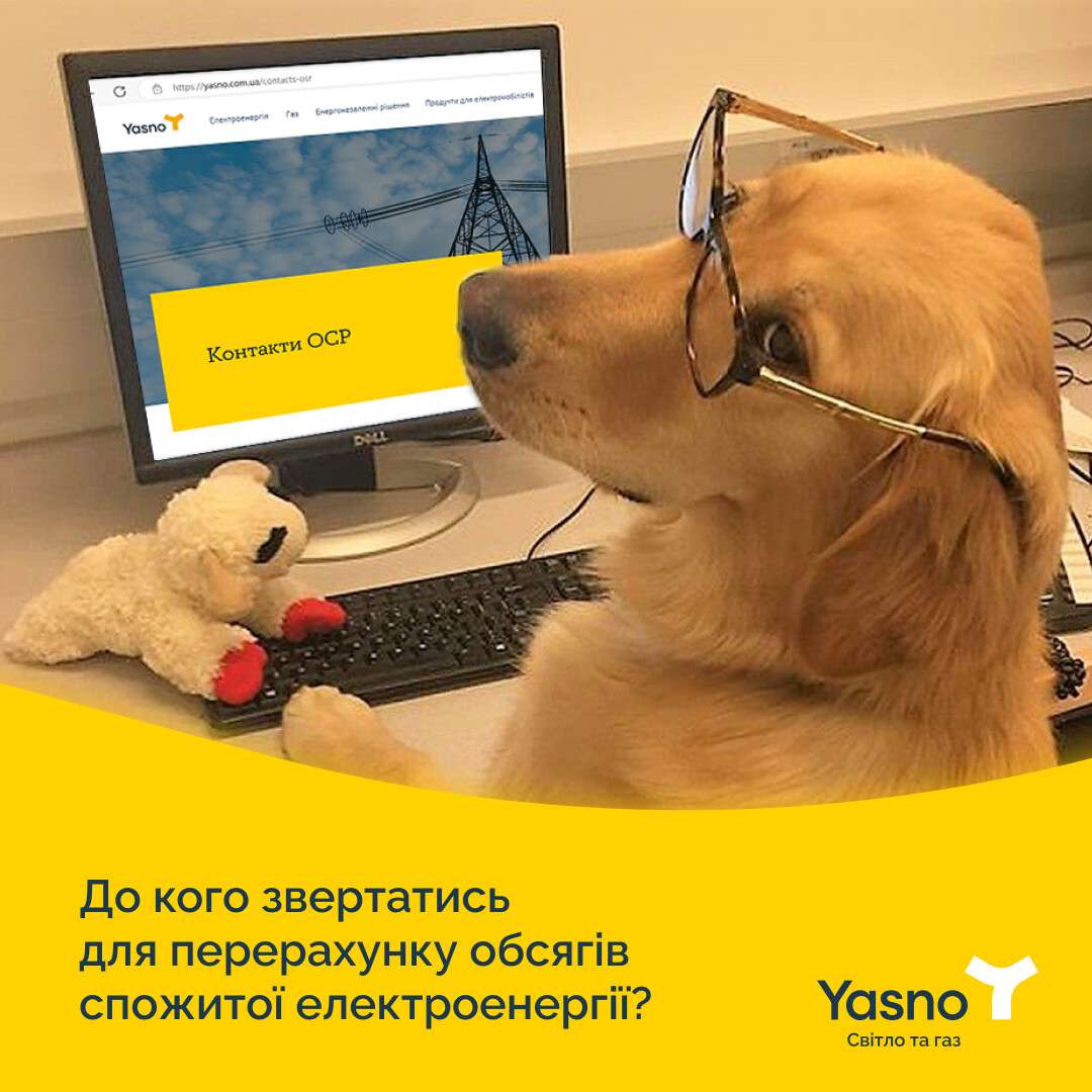 Корисні поради від YASNO. Що робити, якщо забули вчасно передати показання лічильника і треба зробити перерахунок